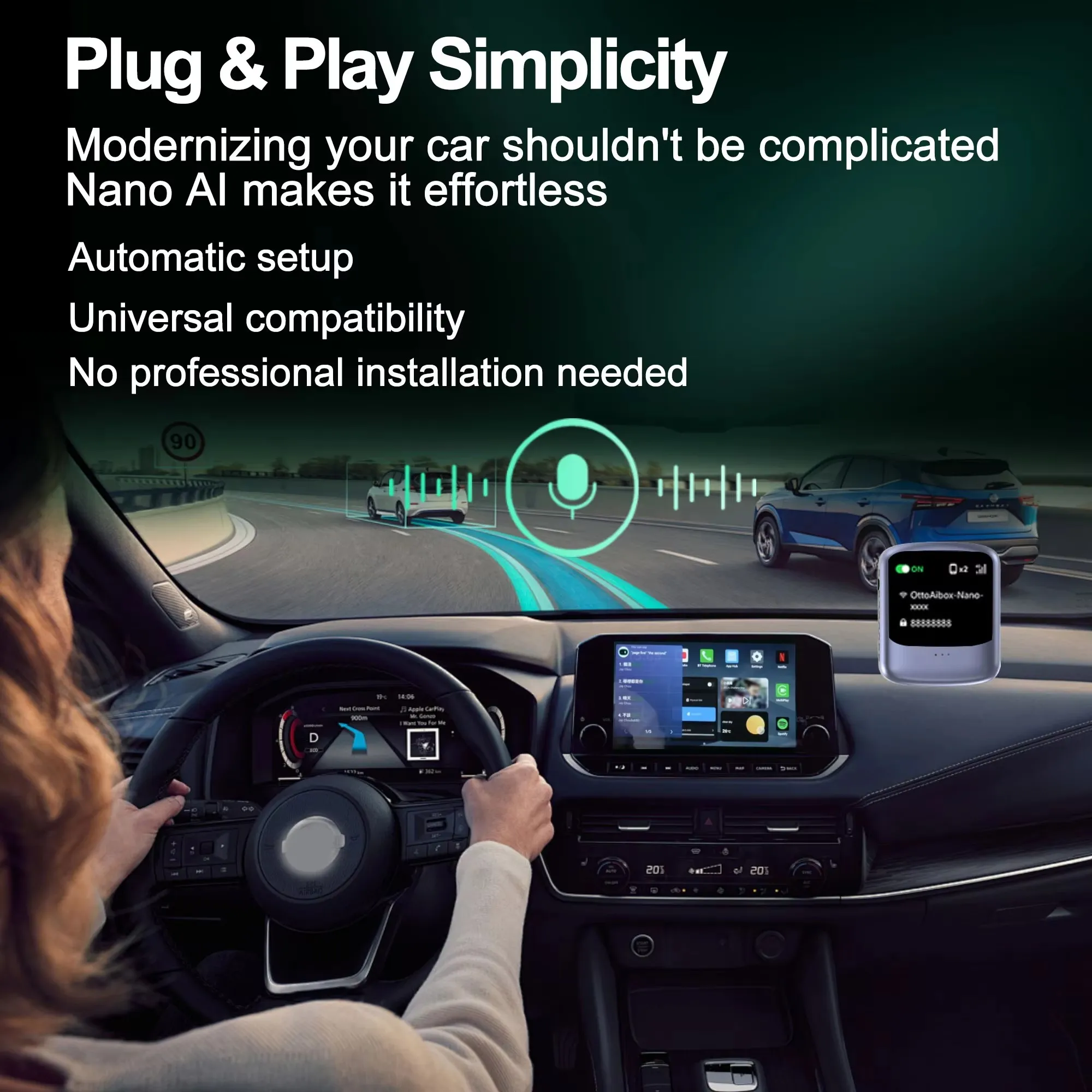 Nano ai box android 13 wirelss - Фотография_3
