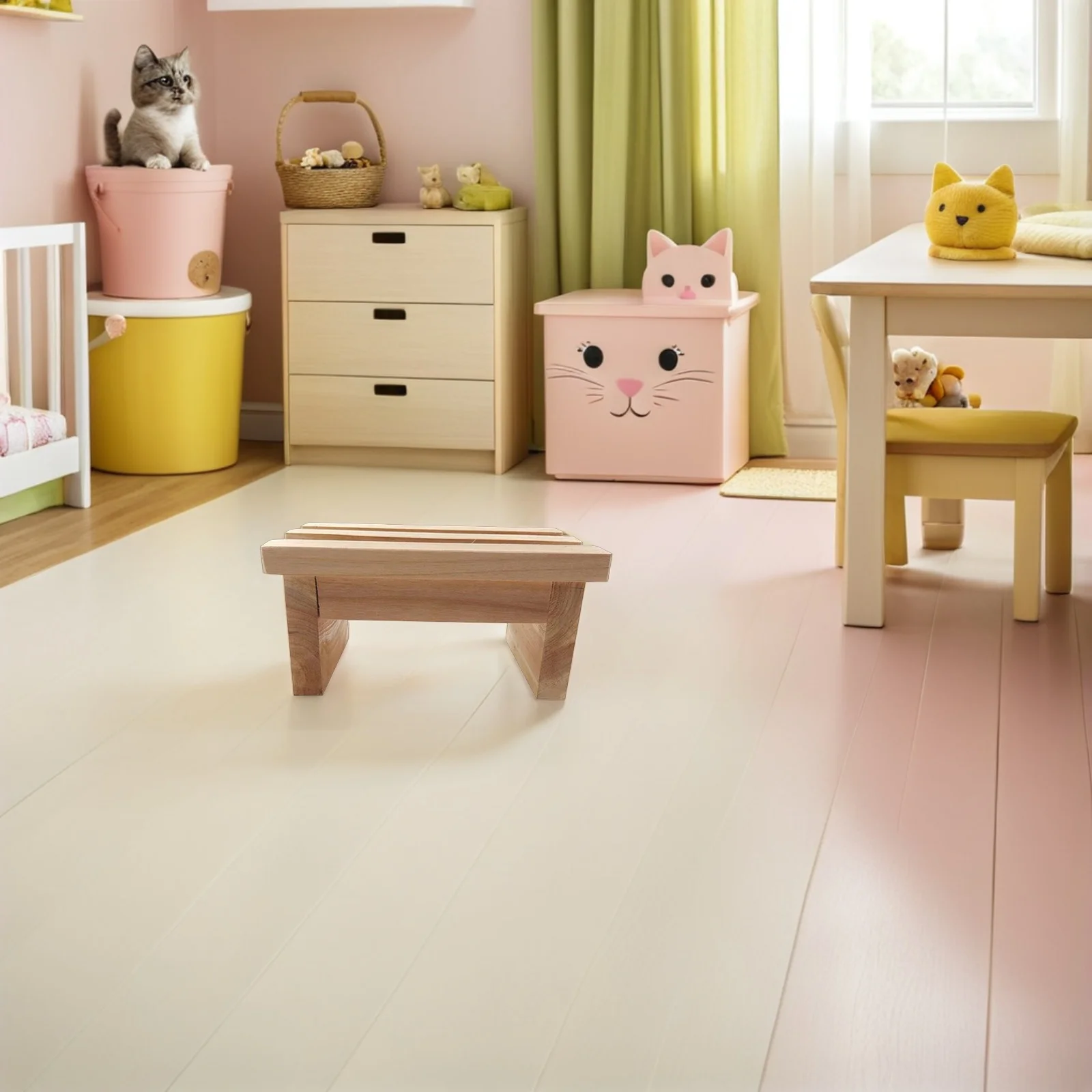 Деревянный табурет премиум-класса - Фотография_5