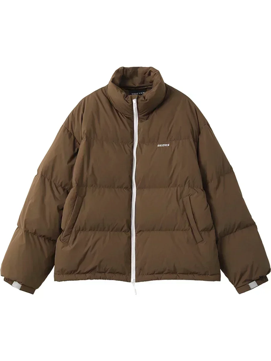 Chic ven женские пуховики однотонные - Фотография_5