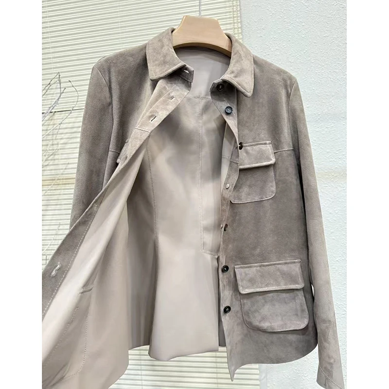 Натуральная замшевая куртка - Фотография_2