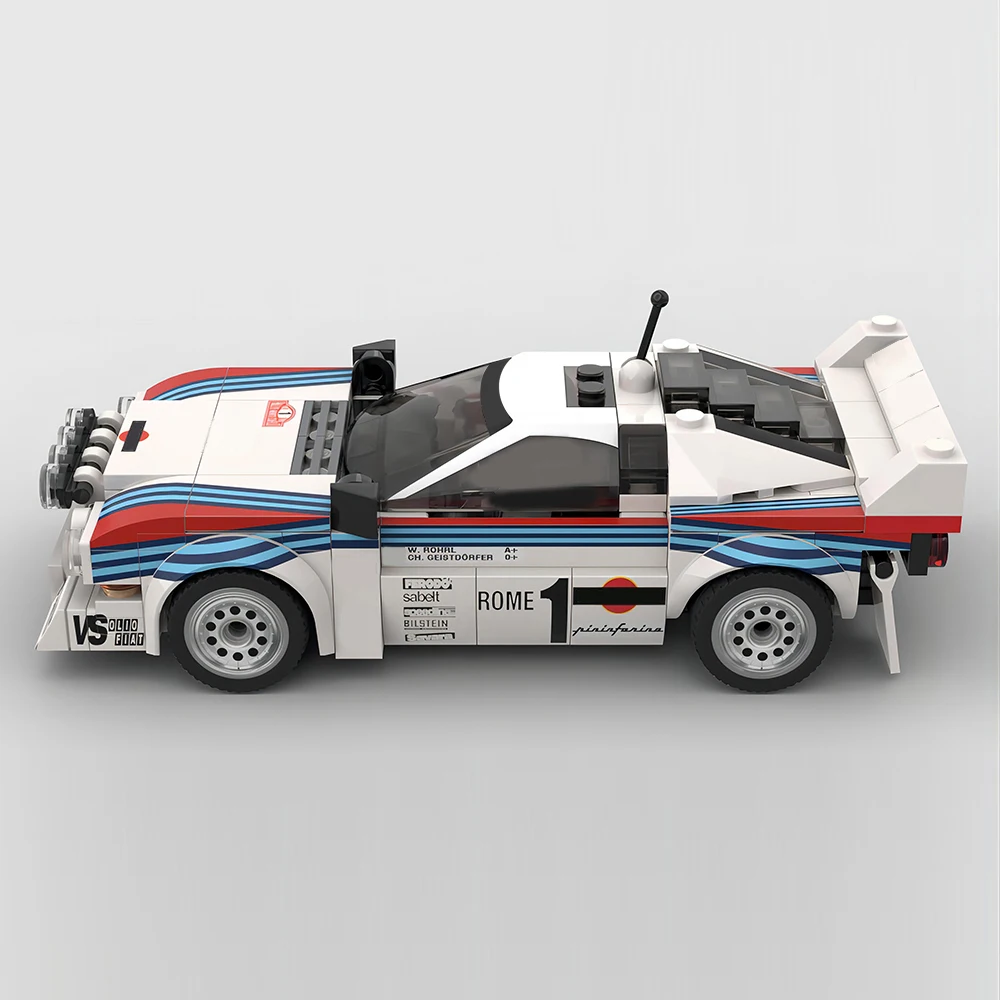 Строительные блоки moc lancia rally - Фотография_3