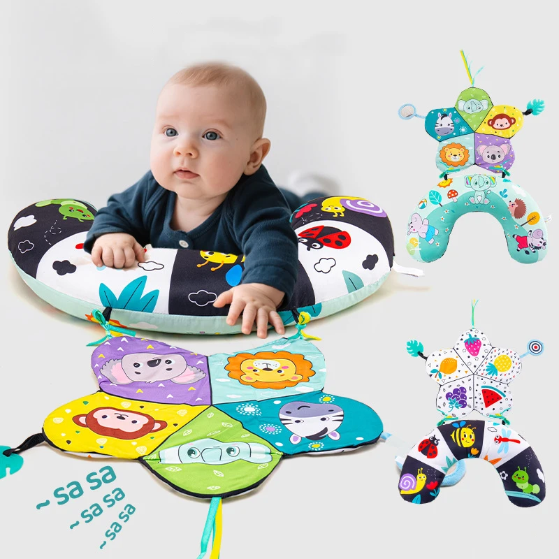Baby tummy time pillow toys игровой