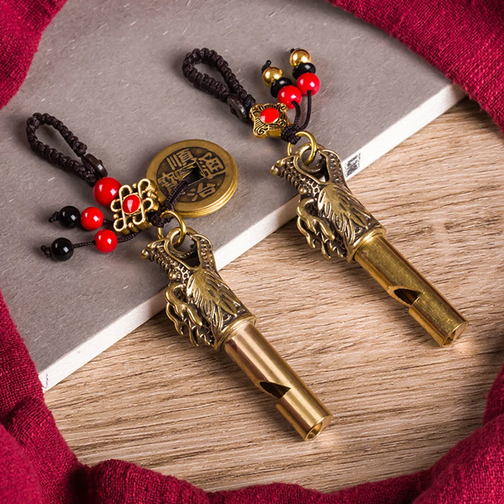 Винтажный кулон-свисток премиум-класса из латуни - Фотография_3