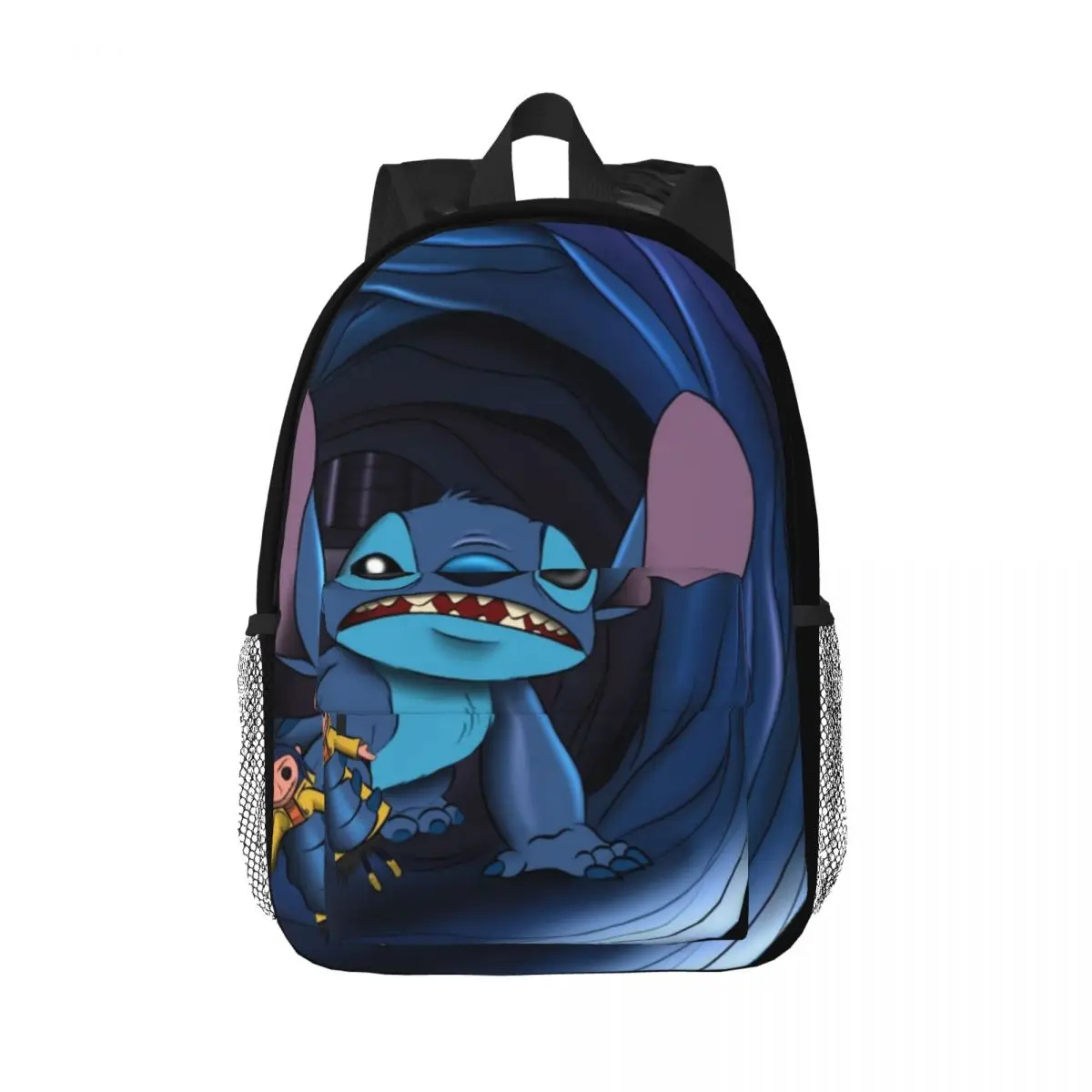 Компактный 15-дюймовый рюкзак disney stitch — стильная легкая сумка