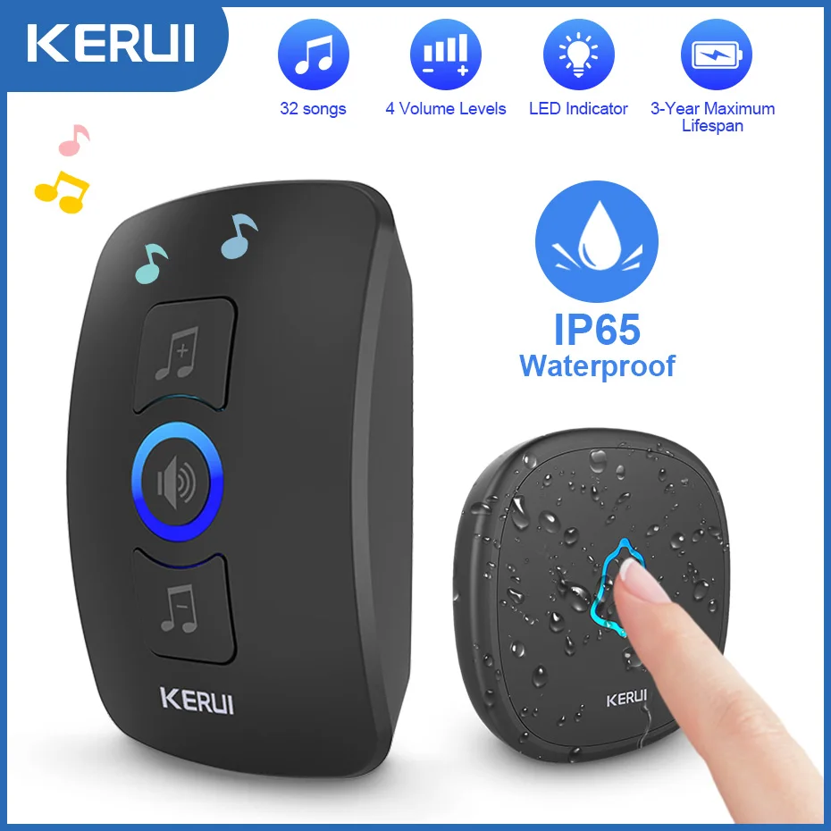 Kerui m525 кольцевой дверной звонок