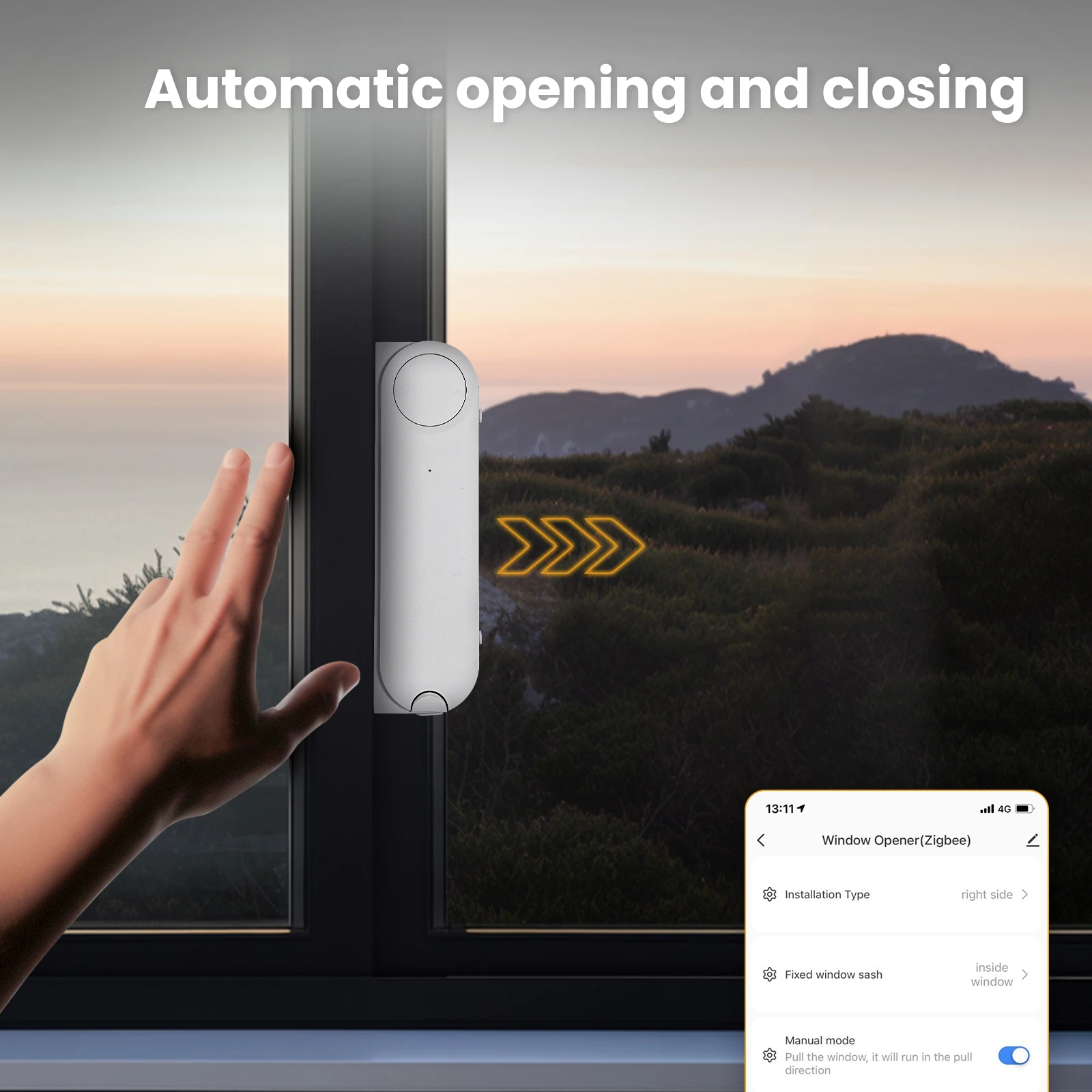 Tuya zigbee smart sliding window - Фотография_5