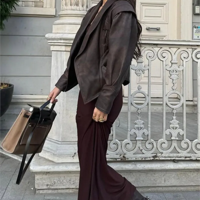 Винтажные уличные куртки из искусственной - Фотография_3