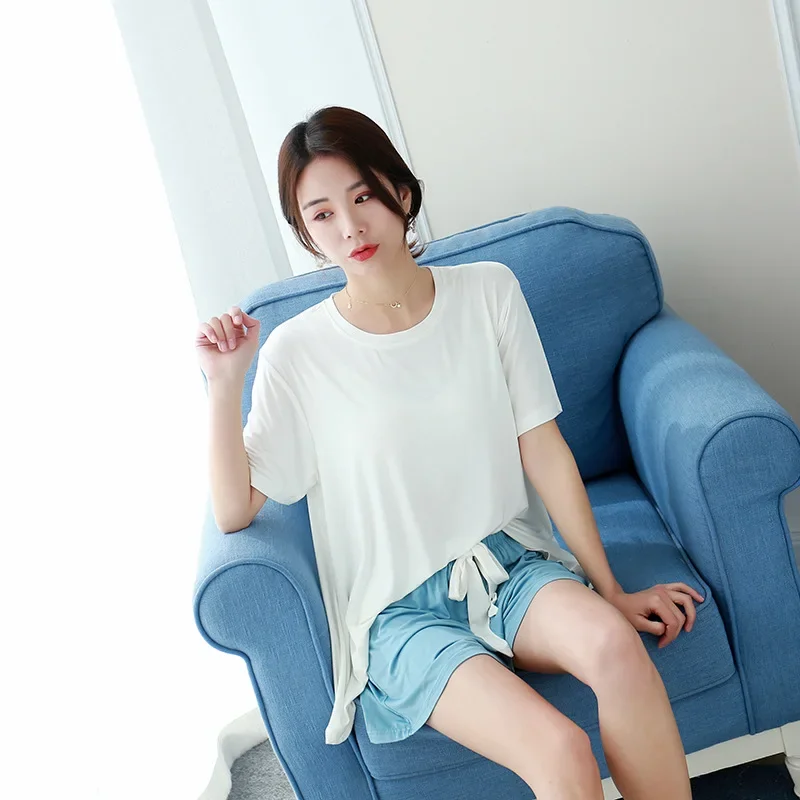 Лето 202, новые женские повседневные пижамы - Фотография_6