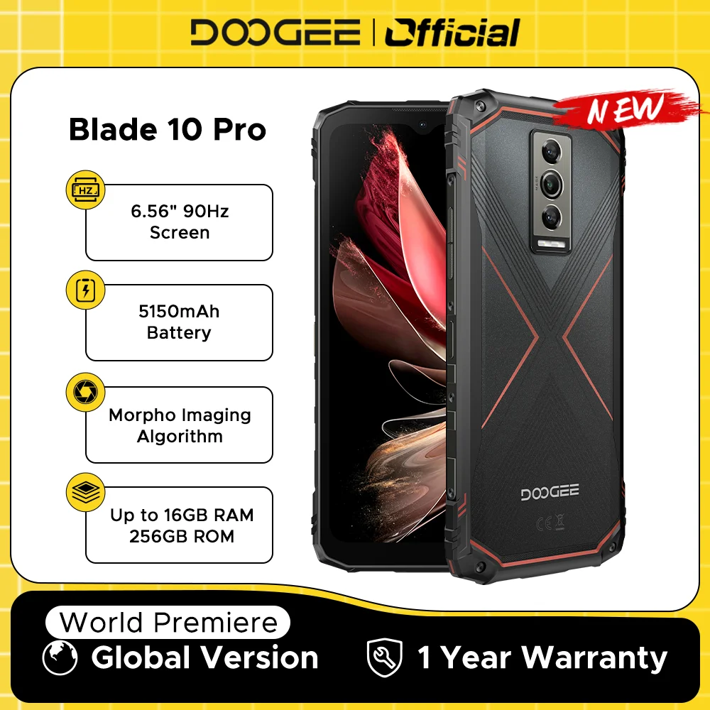 Мировая премьера doogee blade10 pro прочный телефон 6