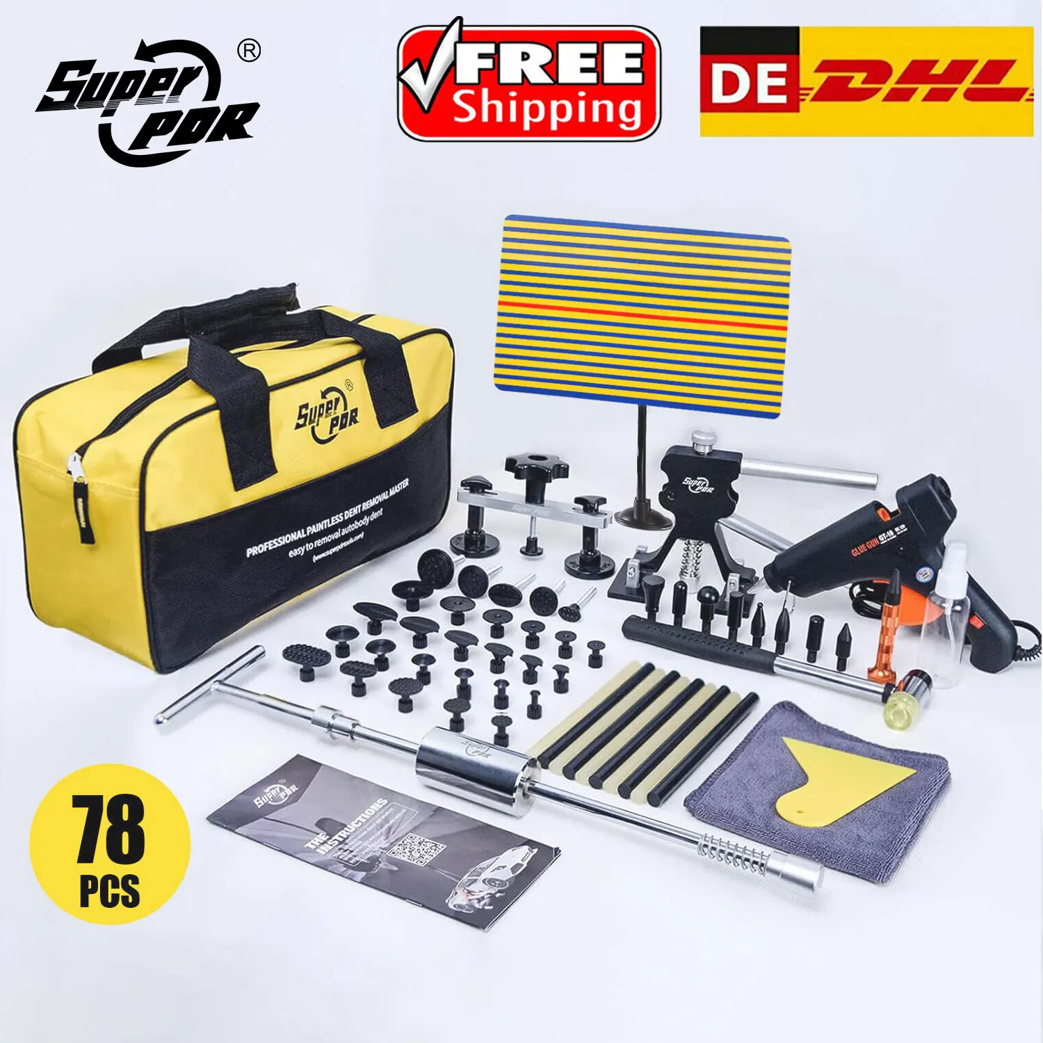 Pdr автомобильный набор для ремонта вмятин без покраски