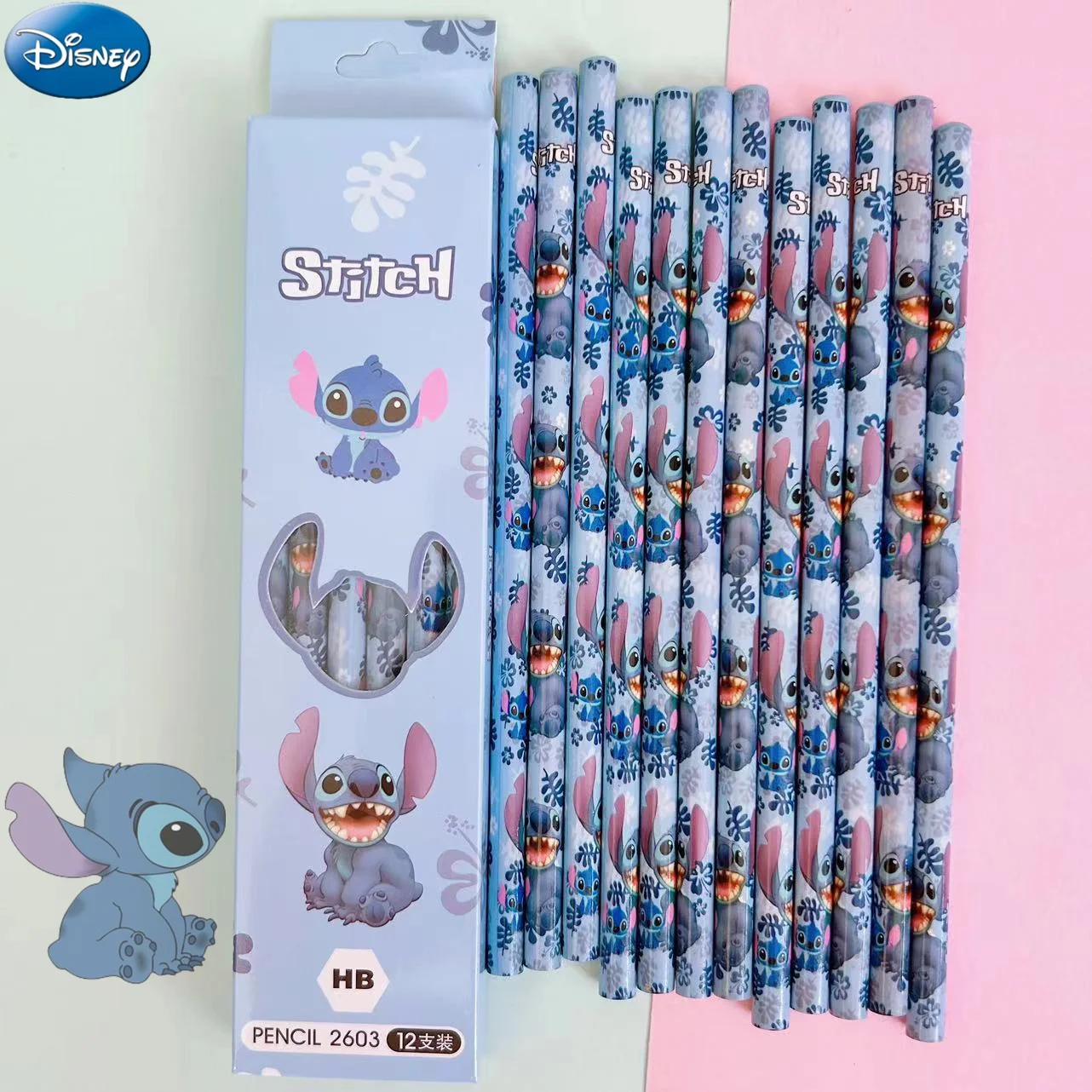 Карандаш в стиле аниме disney stitch - Фотография_2
