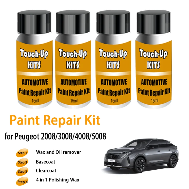 Комплект для ремонта автомобильной краски для peugeot 2008/3008/4008/5008