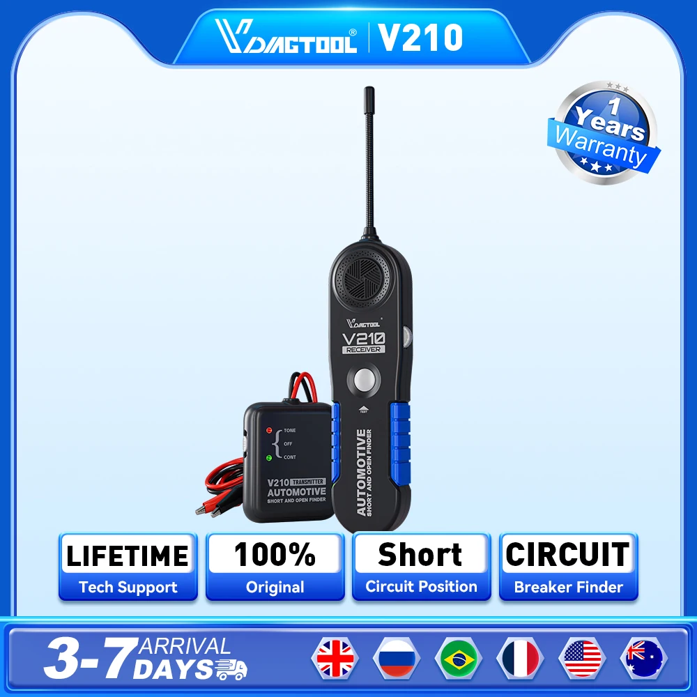 Vdiagtool v210 автомобильный тестер