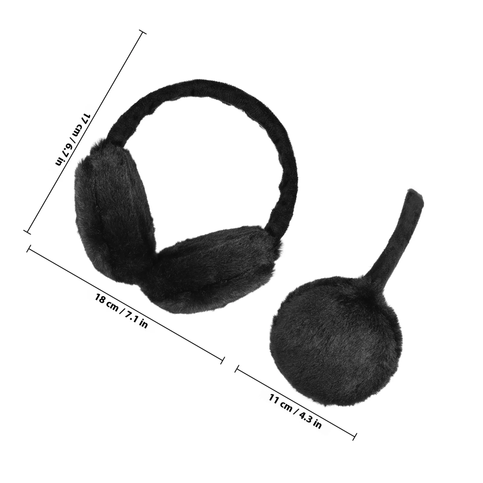 Зимние наушники с милым мультяшным дизайном - Фотография_2