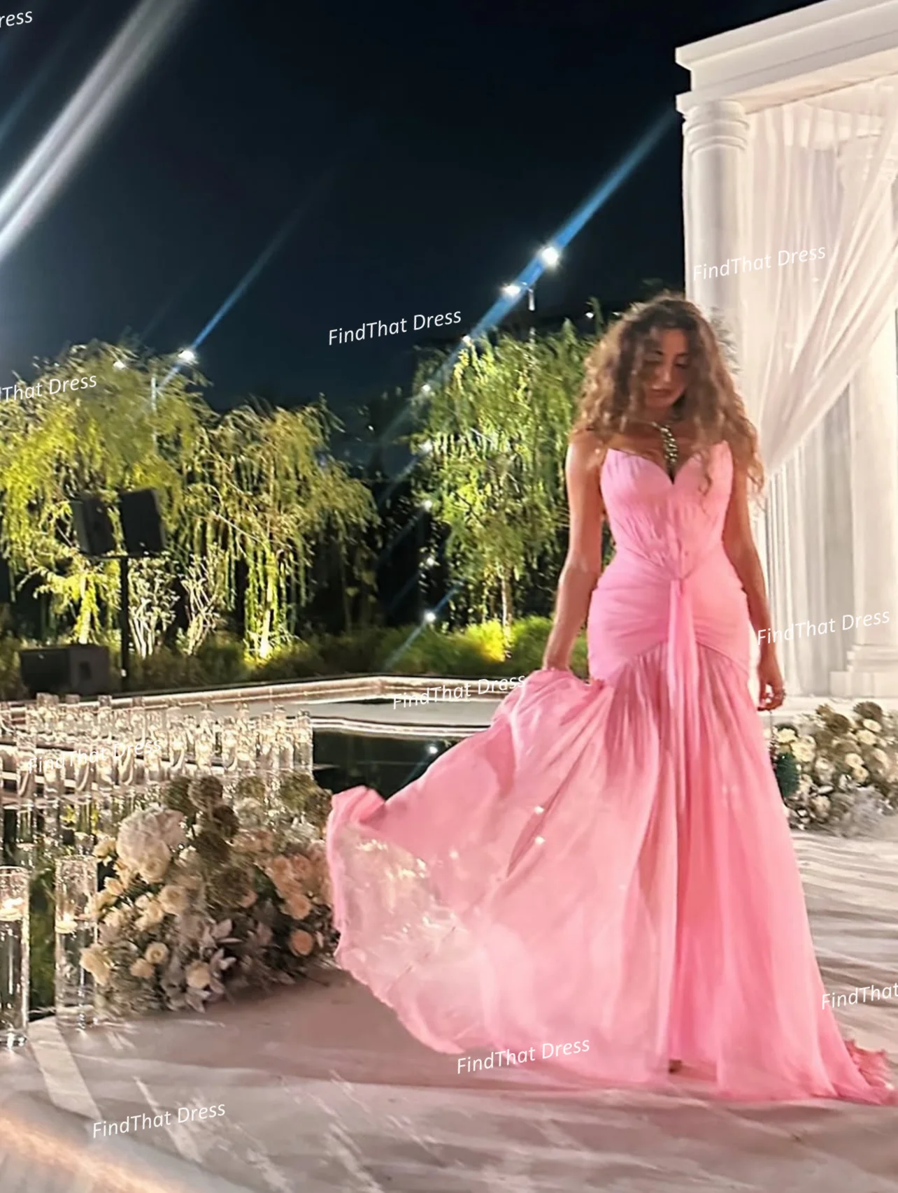 Шифоновое плиссированное сексуальное - Фотография_6