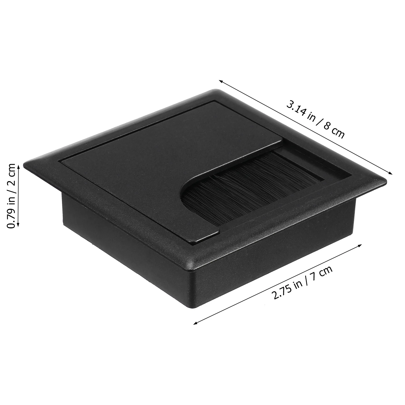 Органайзер с крышкой отверстия для кабеля компьютера - Фотография_4