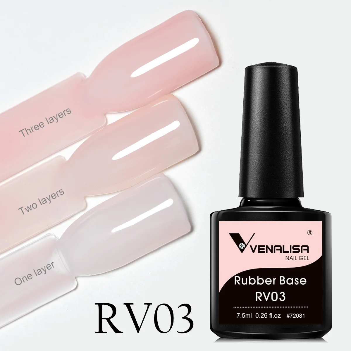 Venalisa rubber base jelly pink - Фотография_2