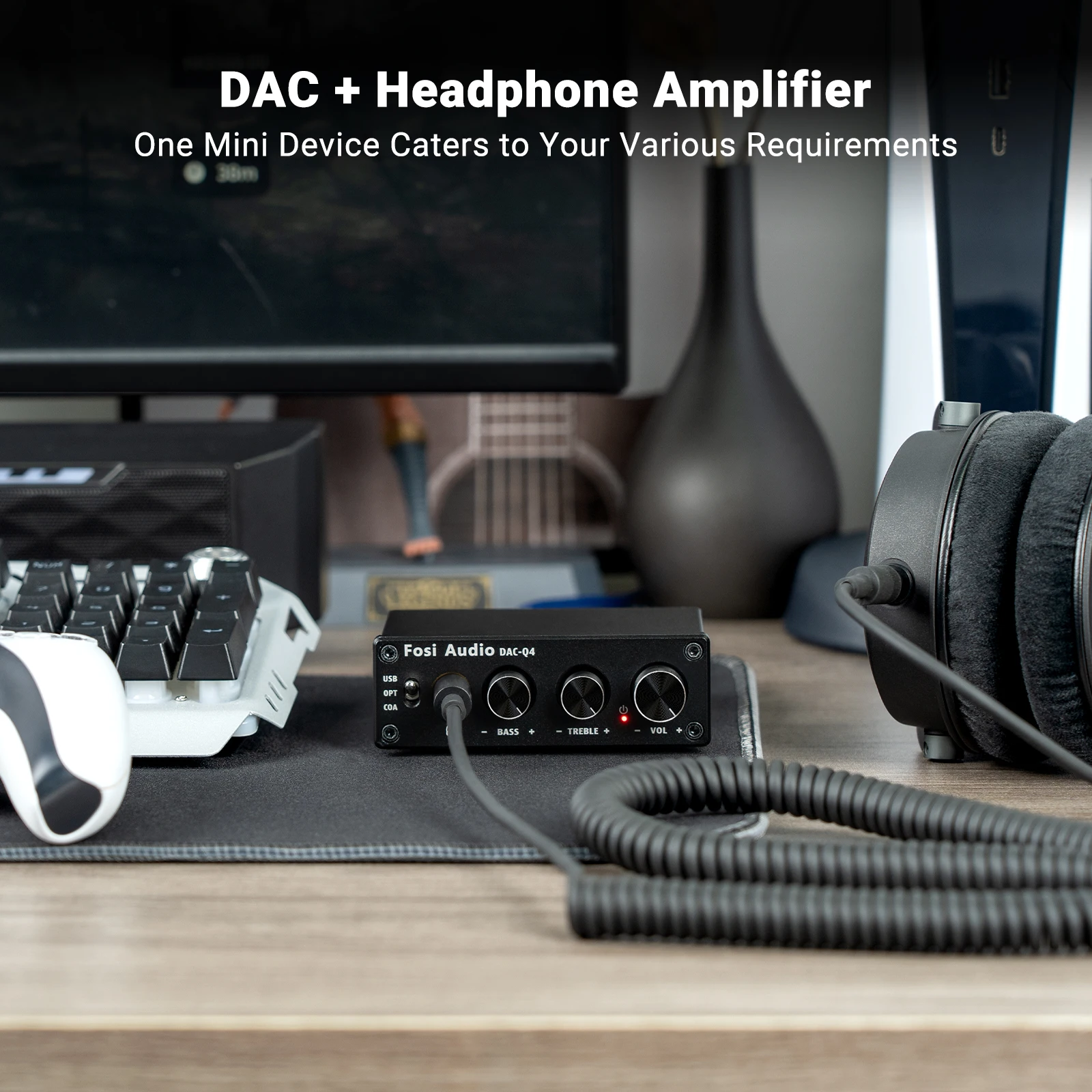 Fosi audio q4 mini stereo usb игровой - Фотография_4