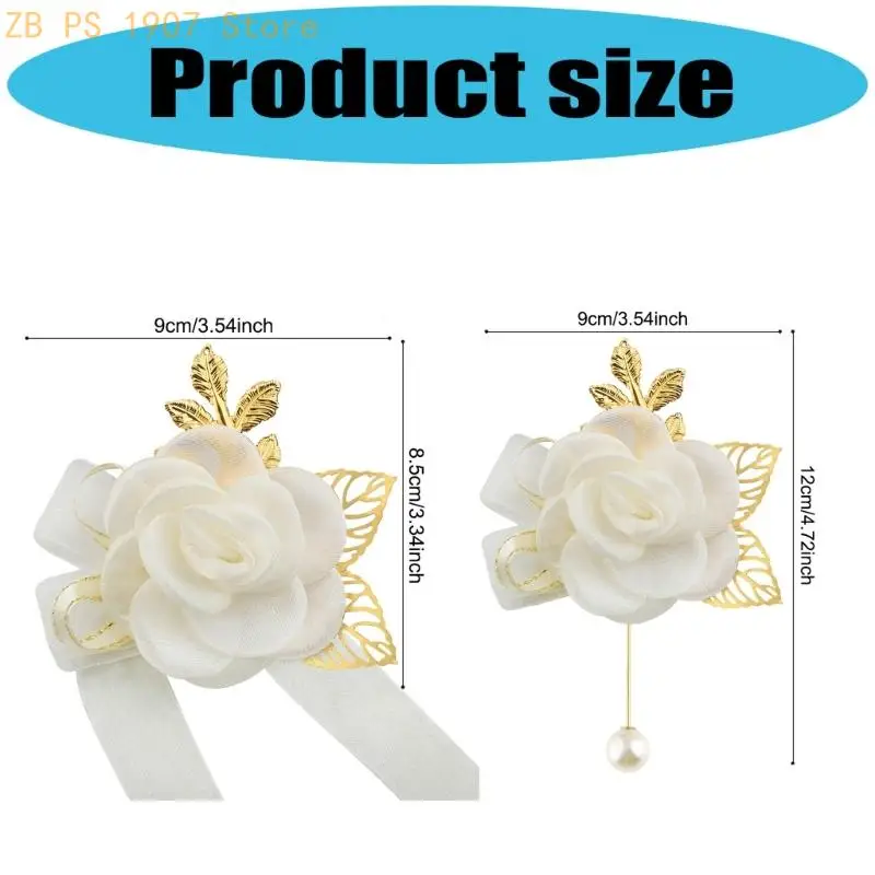 Элегантный тканевый комплект свадебных - Фотография_6