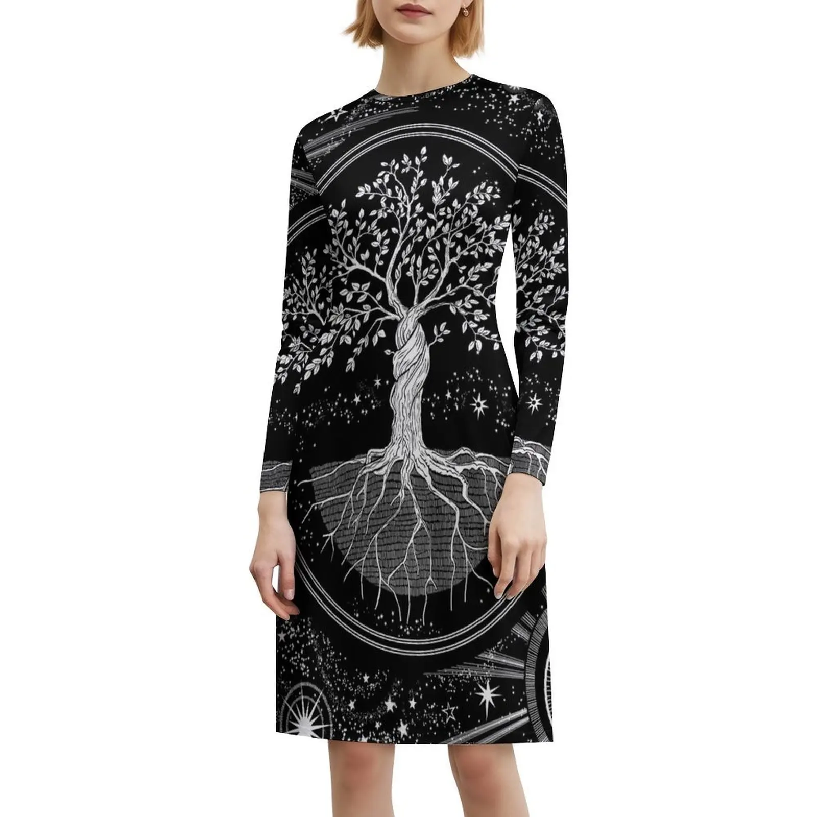 Небесное древо жизни богемное платье - Фотография_6