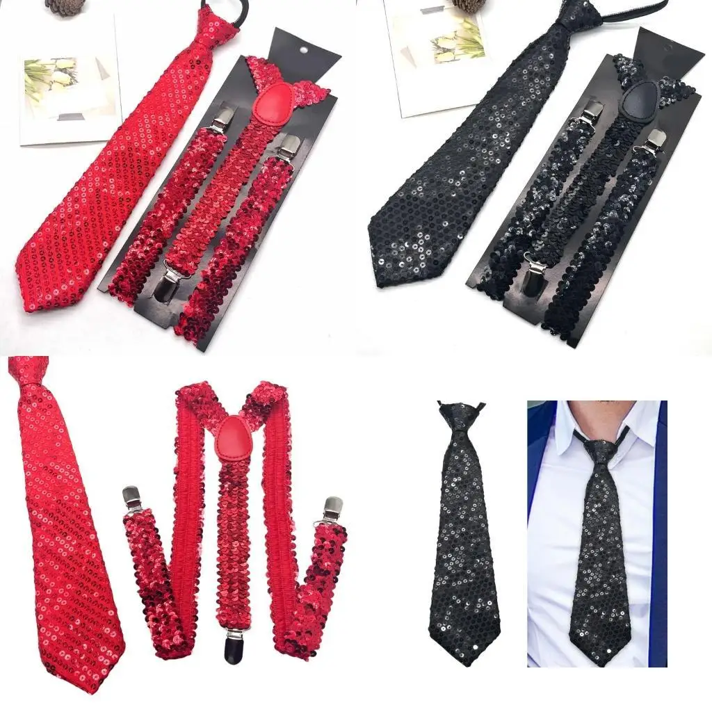 39bb sequined elastic suprenders