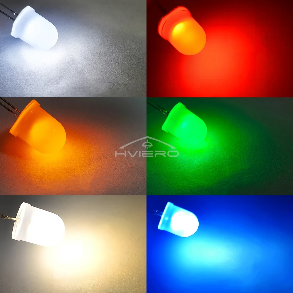 10 мм круглые ультра яркие рассеянные - Фотография_2