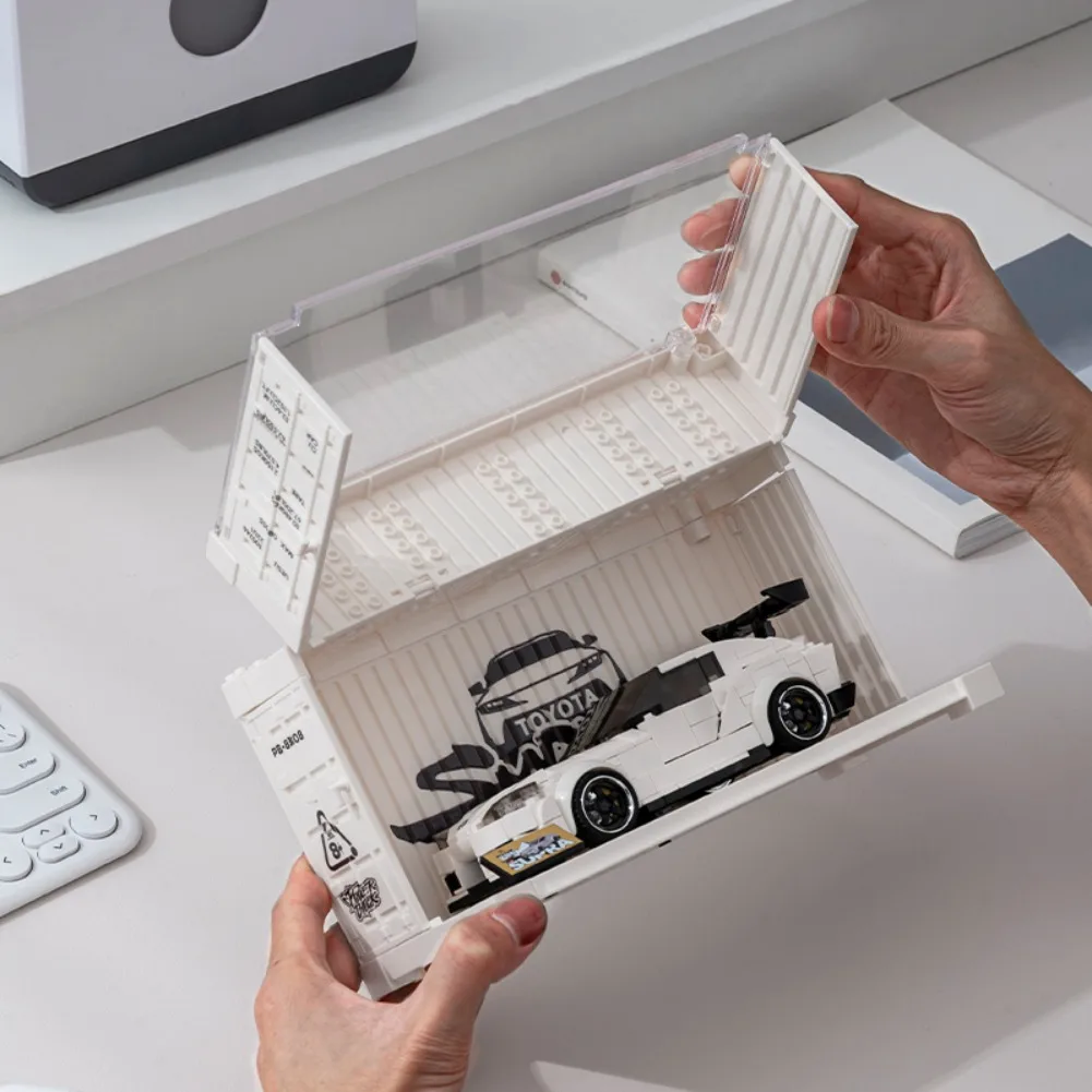 Спортивный автомобиль toyota no.supra moc 367 шт. speed racer - Фотография_3