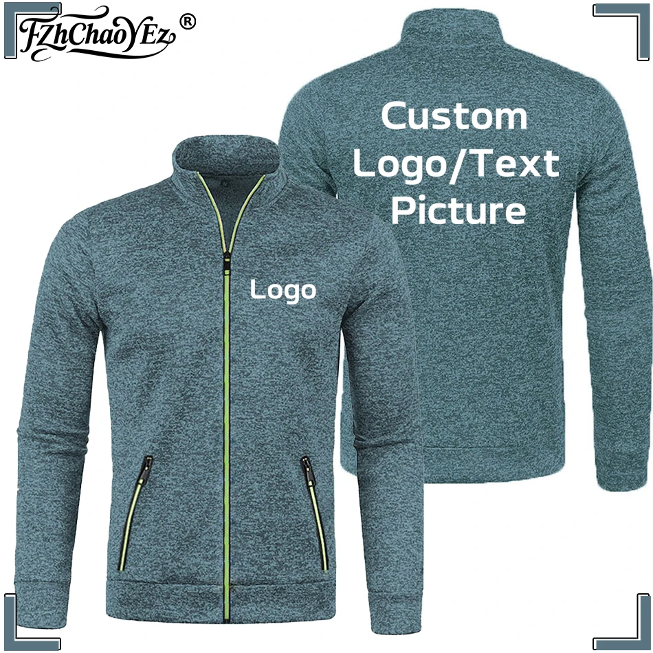 Мужские куртки на молнии с вашим логотипом - Фотография_3