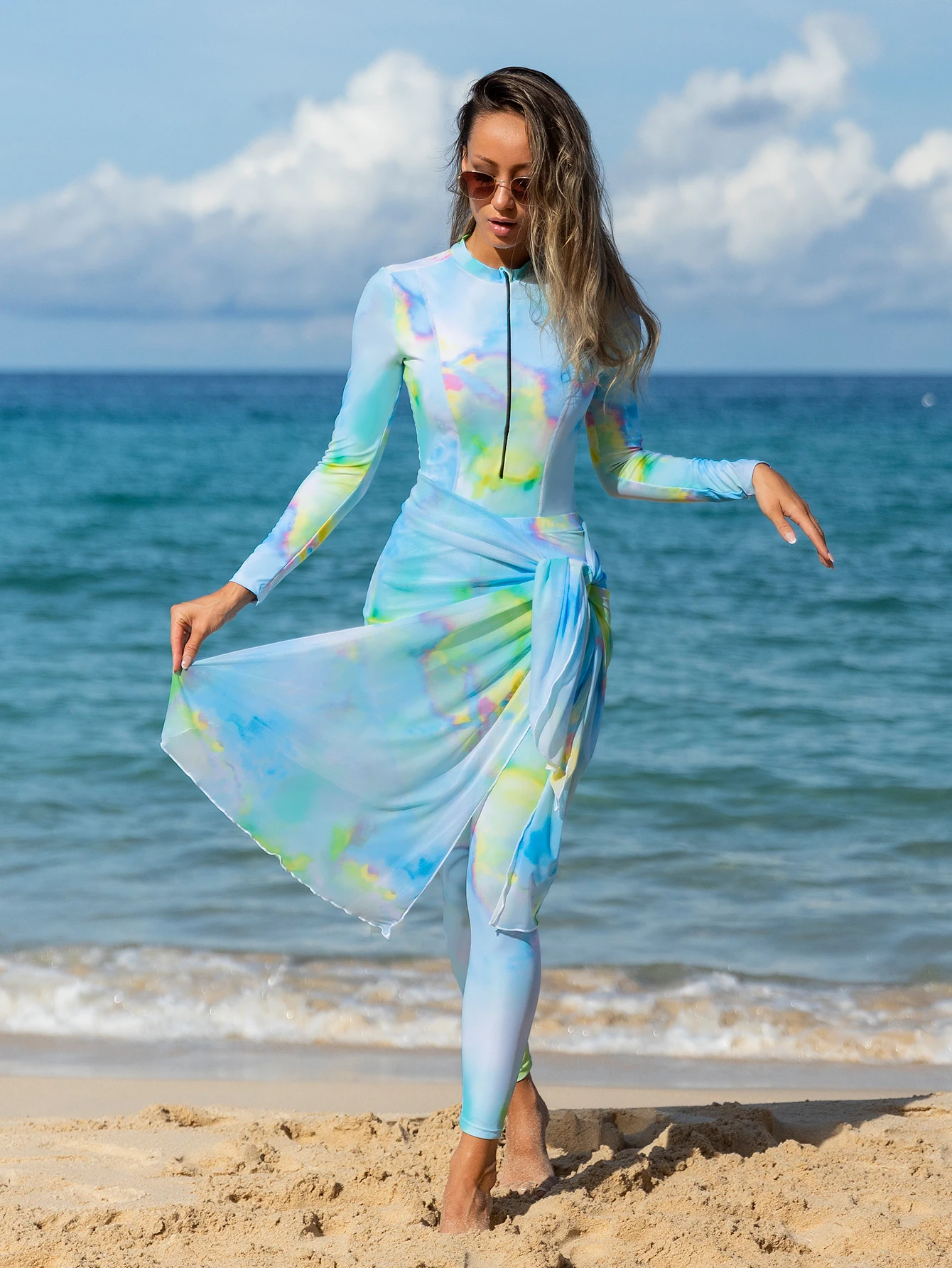 Новые купальники burkini femmes с полным покрытием - Фотография_4
