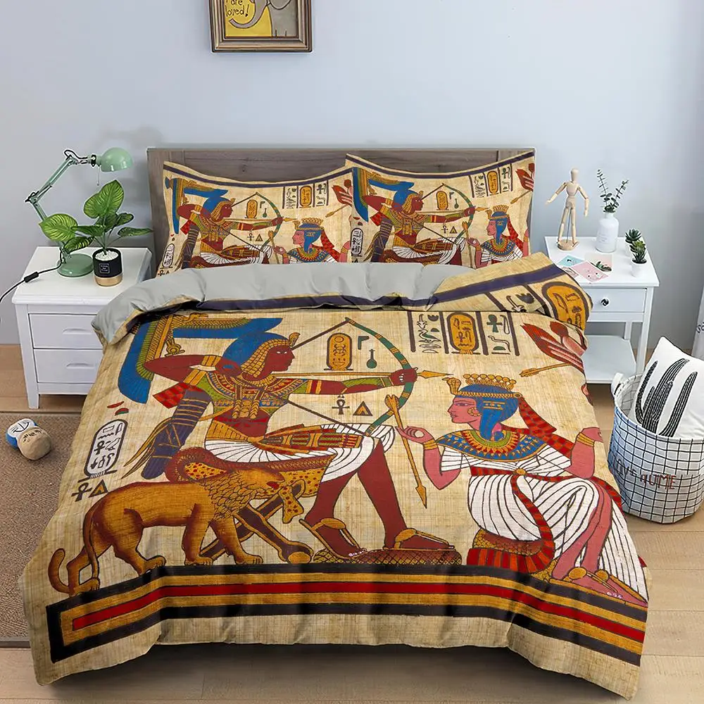 Egyptian bedding set ancient egypt - Фотография_3