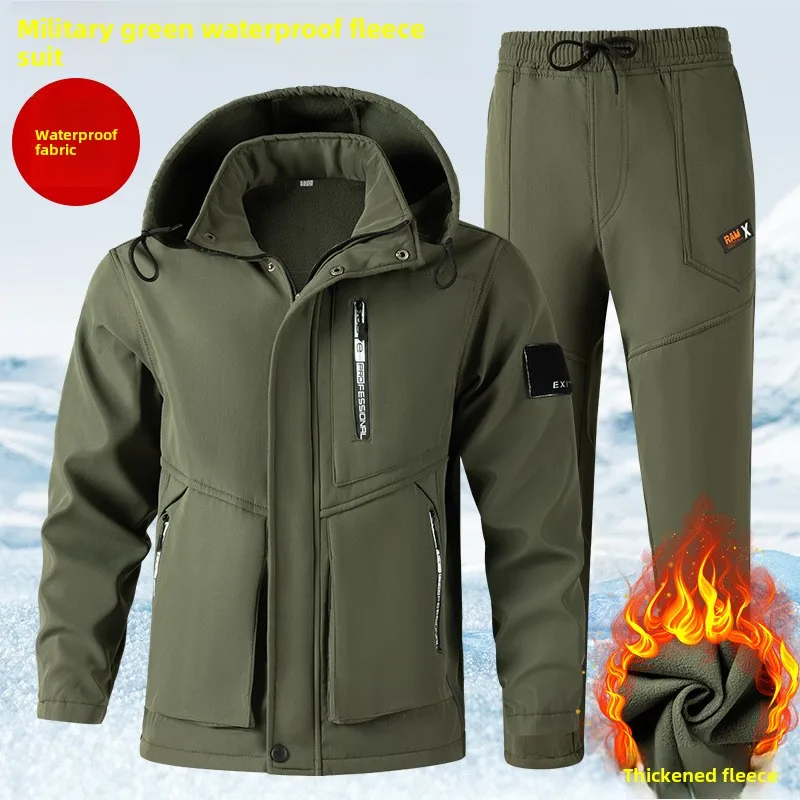 Зимний толстый костюм на флисовой подкладке - Фотография_6