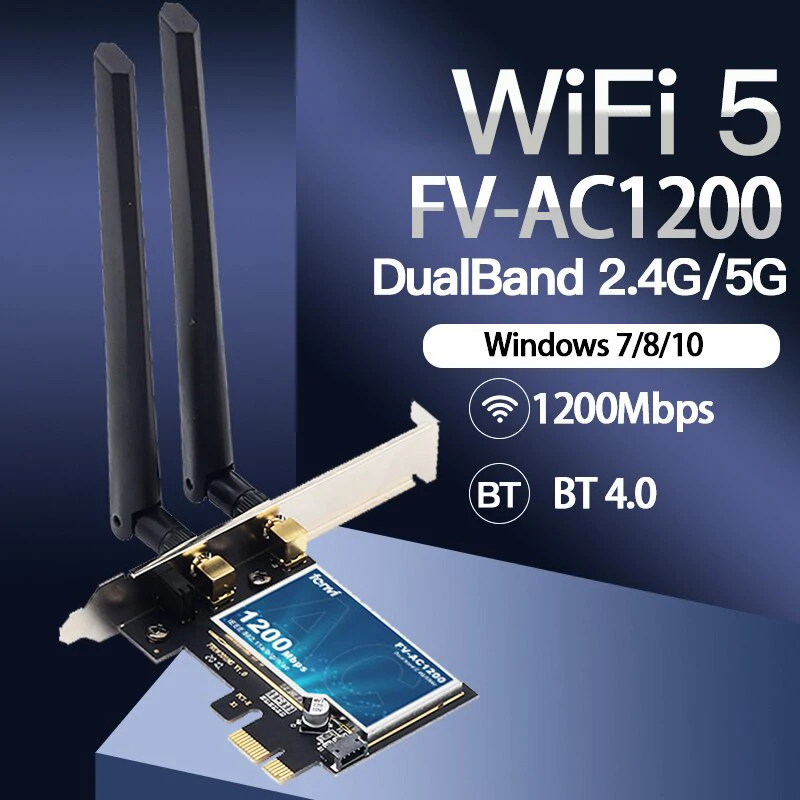 Двухдиапазонная беспроводная сетевая карта wi-fi pci-e