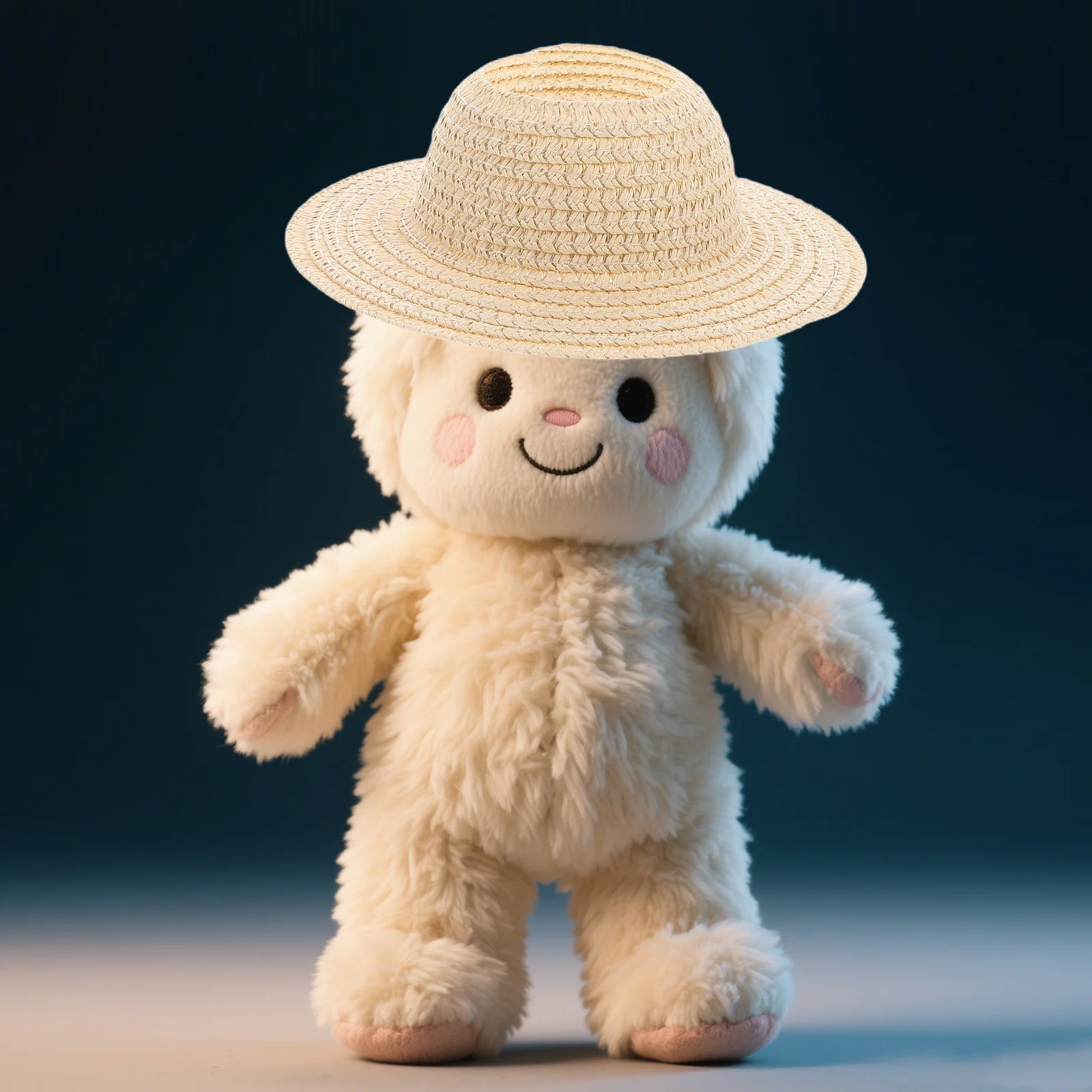 Соломенная шляпа 17 см с открытым верхом и полым плетением - Фотография_2