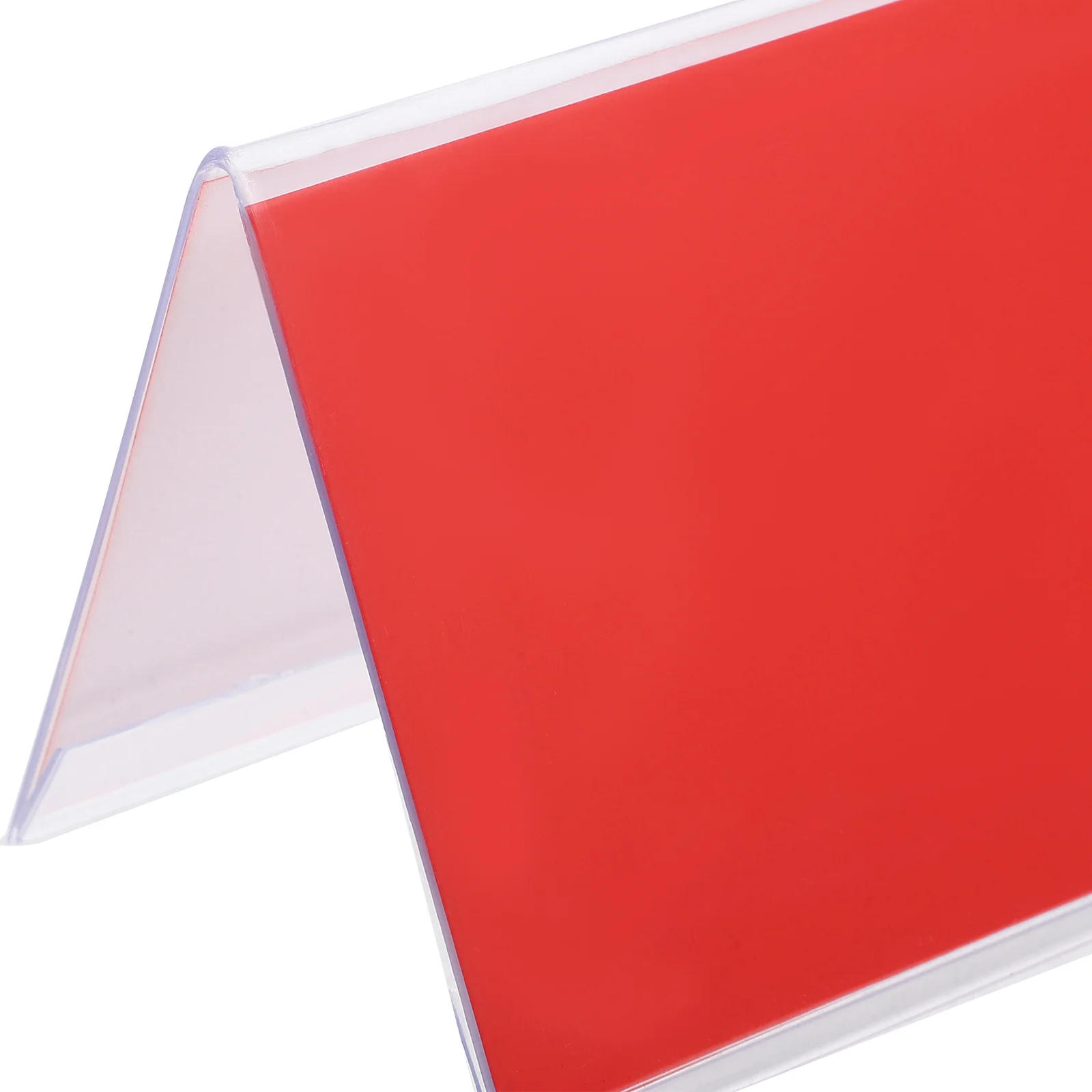 Прозрачные двусторонние таблички с именами на столе - Фотография_5