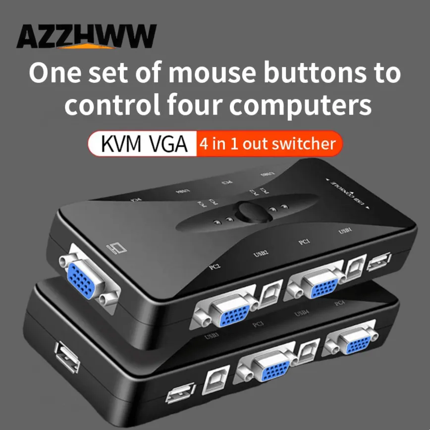 Коммутатор vga 1080p usb 2