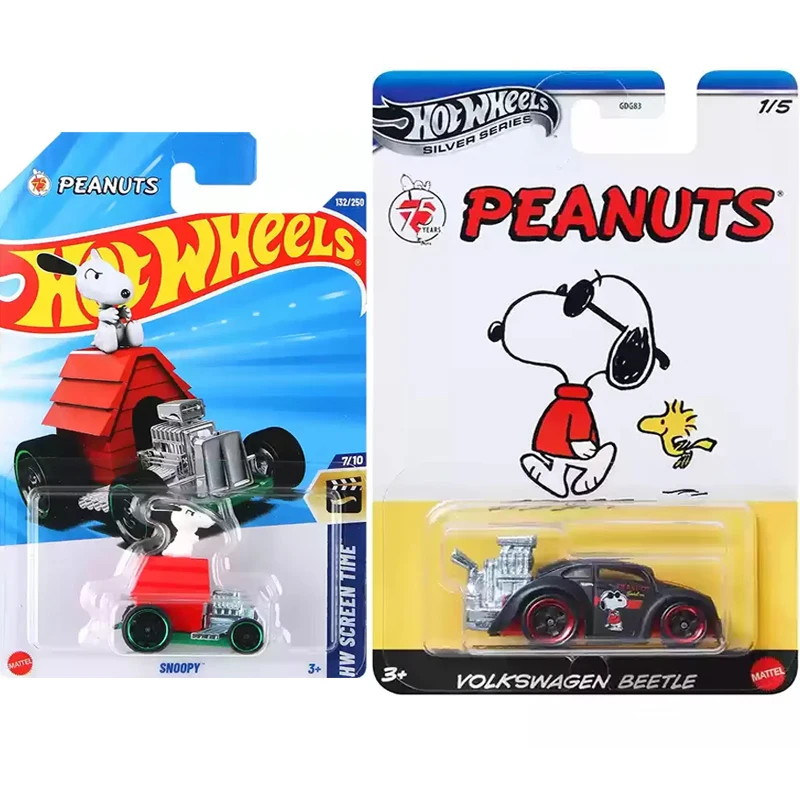 Оригинальный автомобиль hot wheels snoopy peanuts