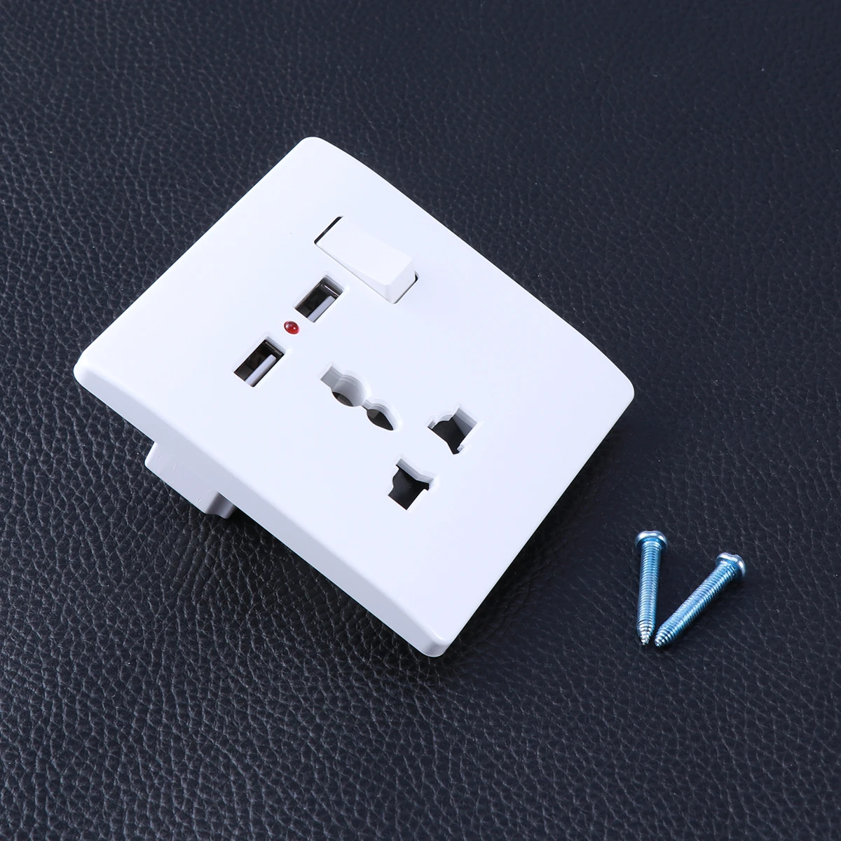 Универсальная двойная настенная розетка usb 2a - Фотография_4