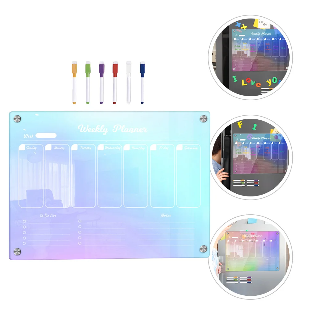 1 комплект, акриловая доска для сухого стирания для холодильника - Фотография_3