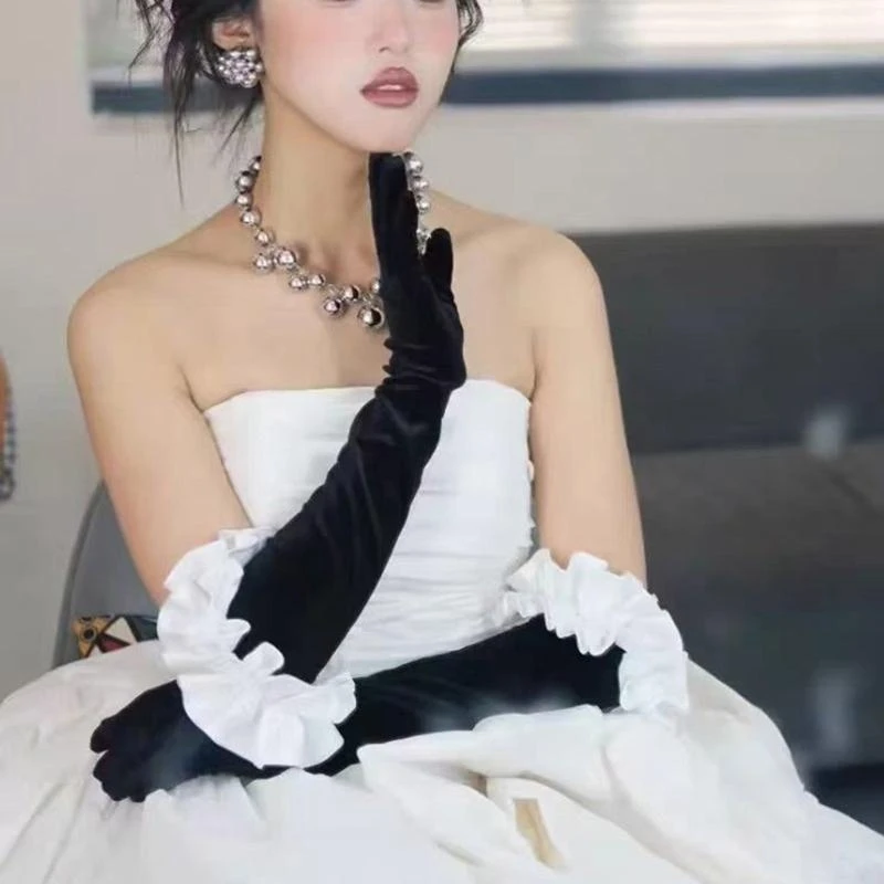 39bb вечерние длинные перчатки - Фотография_4
