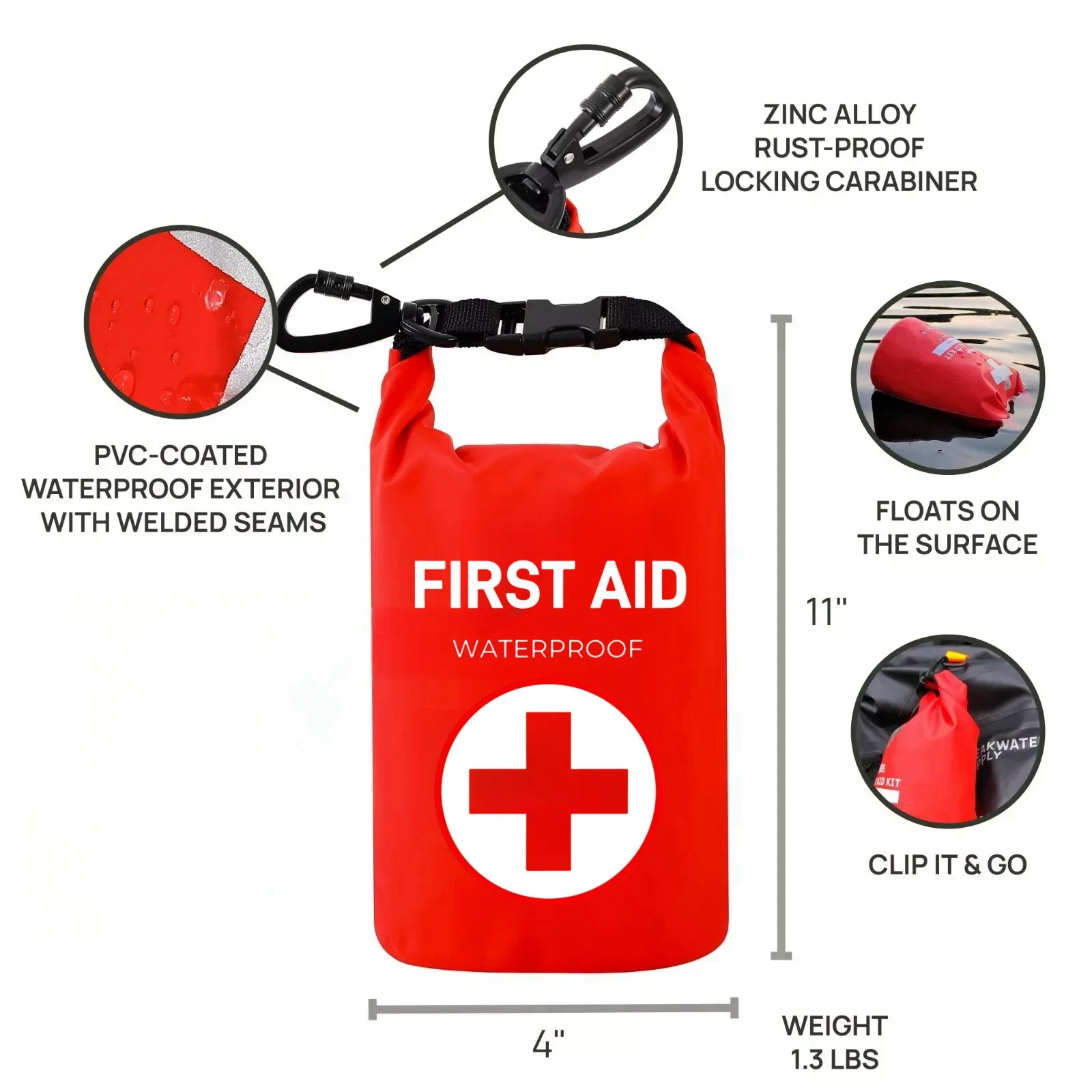 Водонепроницаемая сумка первой помощи 2 л - Фотография_3