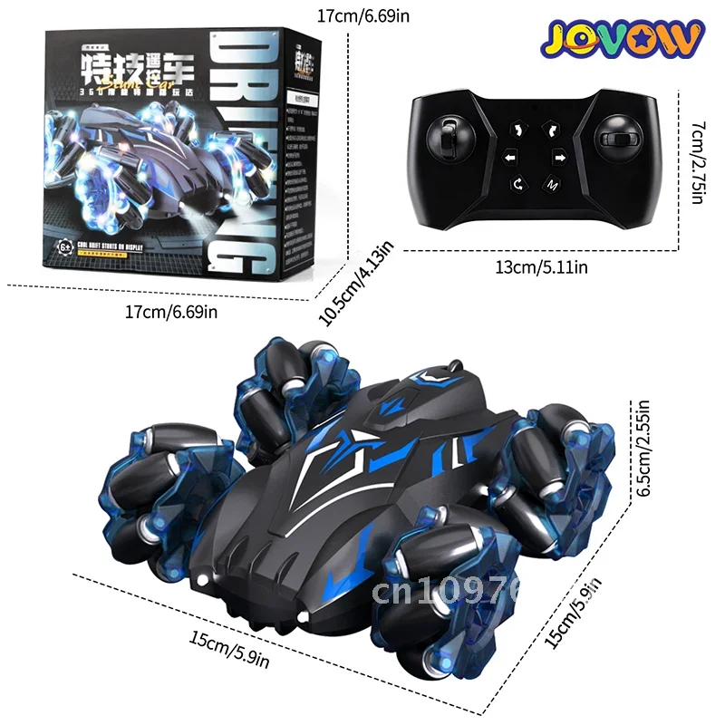 4wd rc drift car с музыкальными вращающимися огнями 2 - Фотография_3