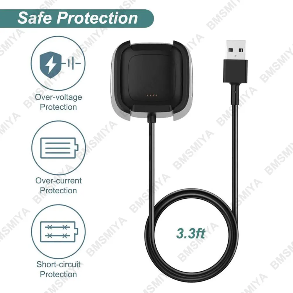 Usb-кабель для быстрого зарядного устройства для fitbit versa 1/versa 2 - Фотография_2