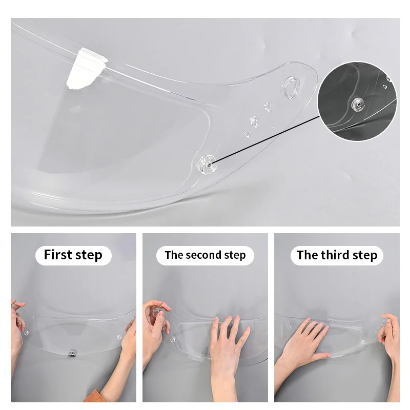 Противотуманная наклейка с козырьком для scorpion r1 air exo 520/391/1400 - Фотография_5