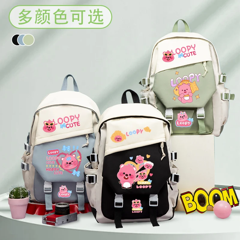 Miniso little beaver ruby рюкзак женский с милым модным принтом - Фотография_6