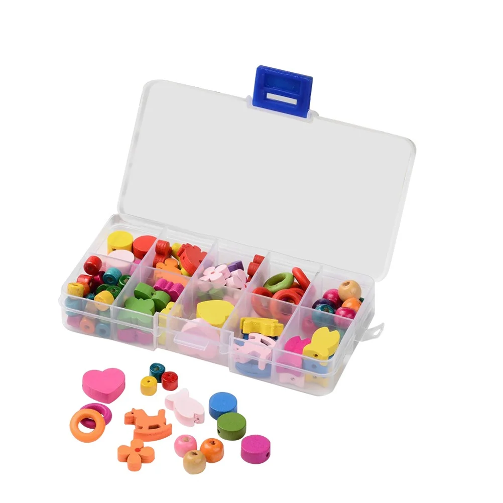 Деревянные бусины diy бусины браслет - Фотография_3