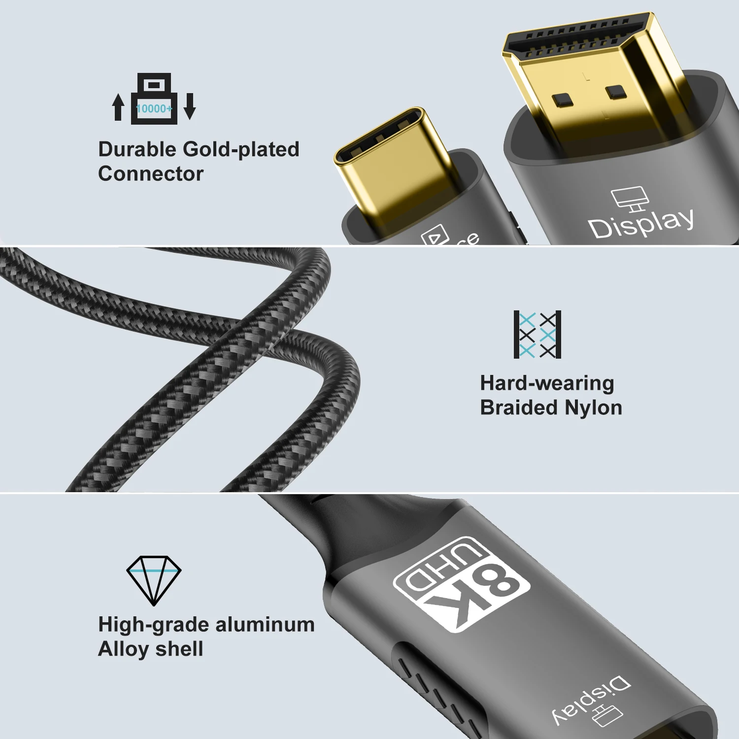 Кабель-переходник 8k usb c — hdmi 2 - Фотография_3