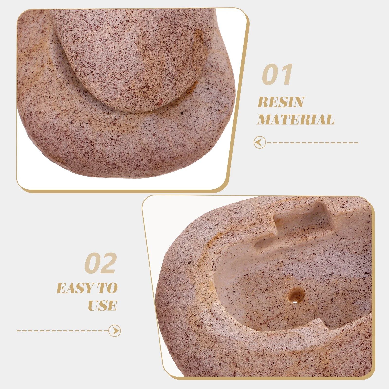 Смола открытый поддельный каменный - Фотография_5