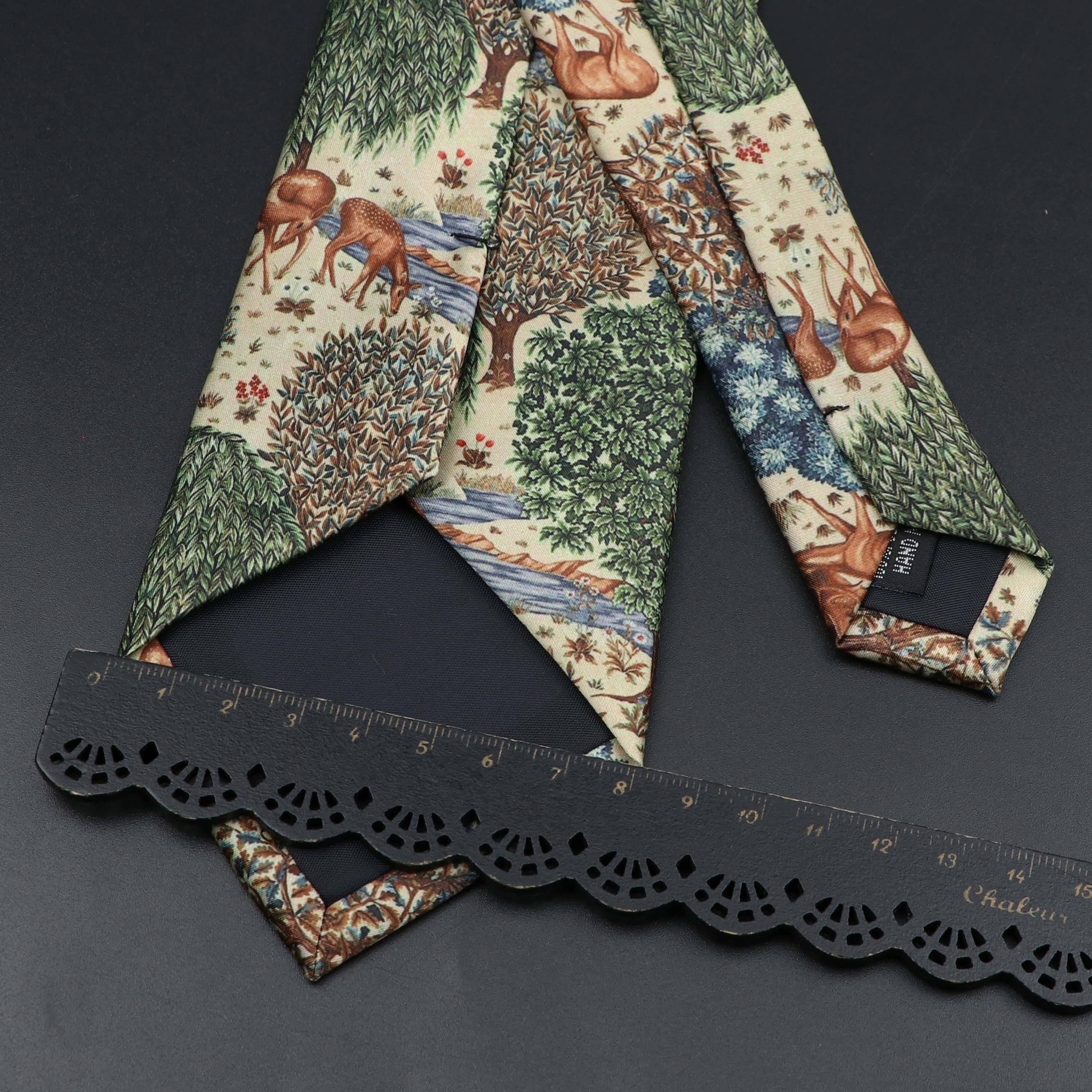 Винтажные мужские галстуки с цифровым принтом - Фотография_2