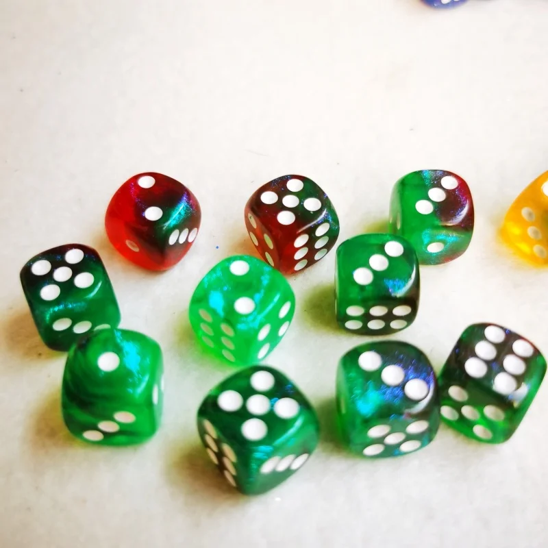 1,2 см d6 набор кубиков maths dice 10 шт - Фотография_5