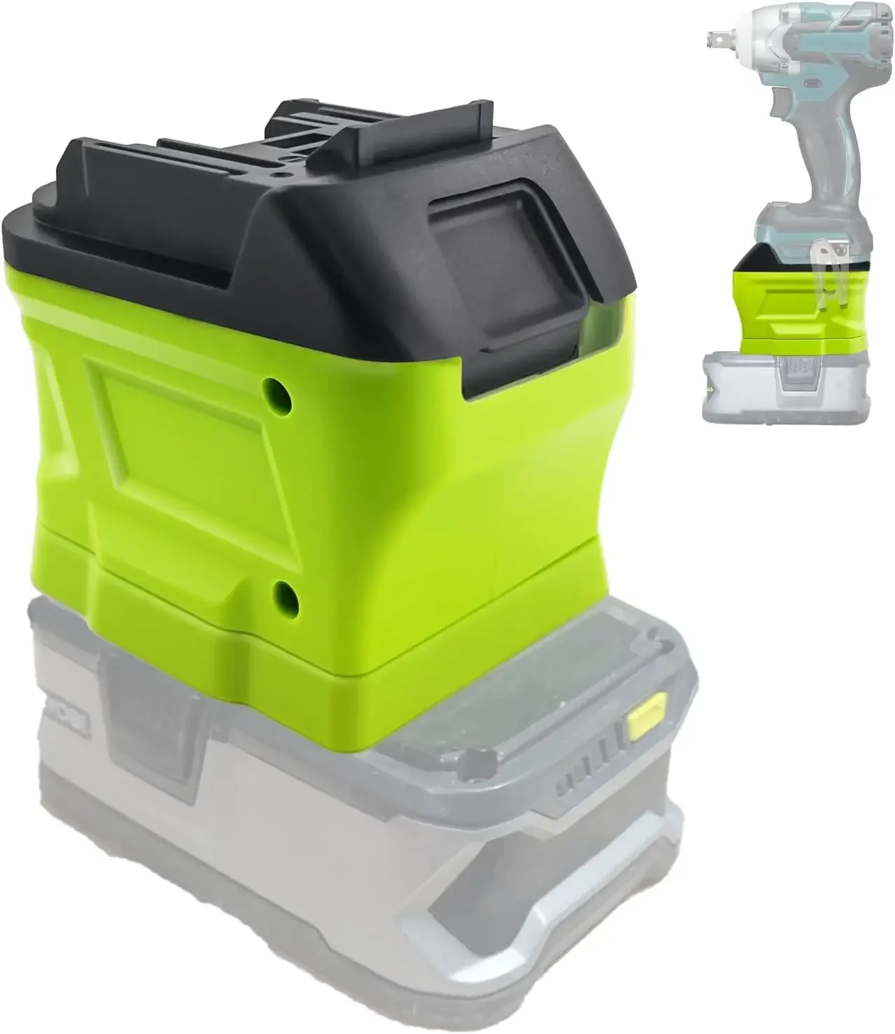 Адаптер-переходник для литий-ионного аккумулятора ryobi 18 в